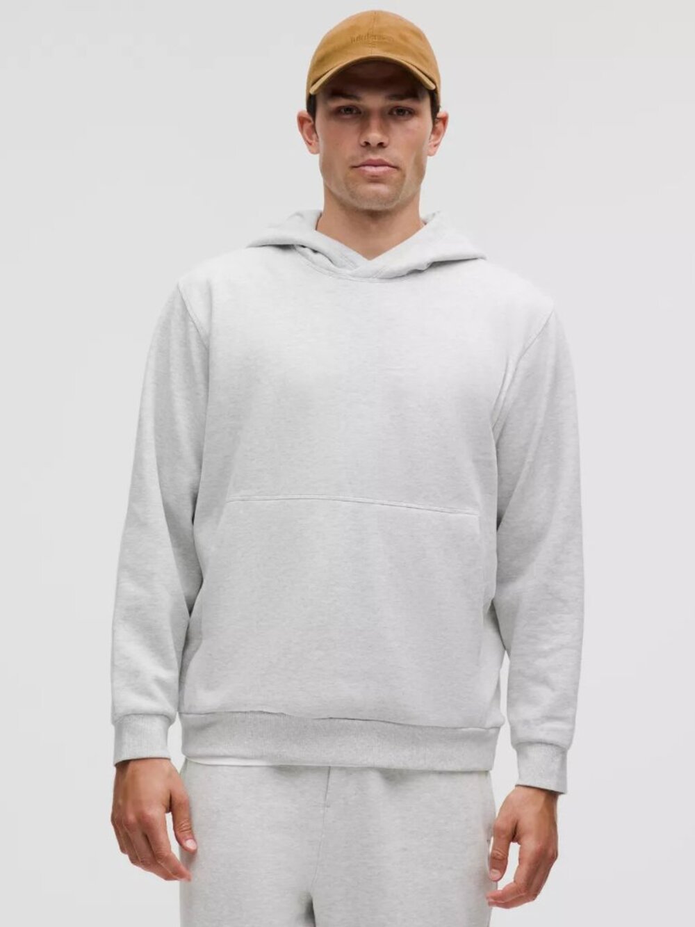 Lululemon Men's Steady State Pullover Hoodie - Light Grey